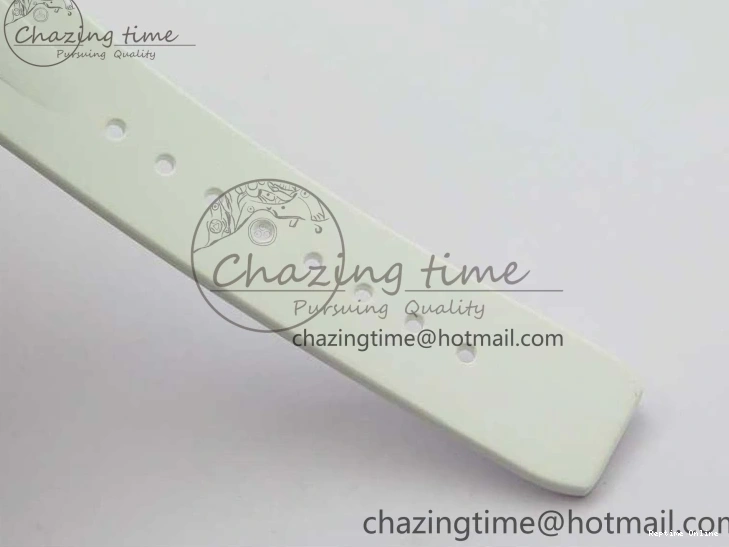 1219 Submariner Phantomlab Transparent KZF Best Edition Blue Fruit Dial on White Rubber Strap VR Classic 2563